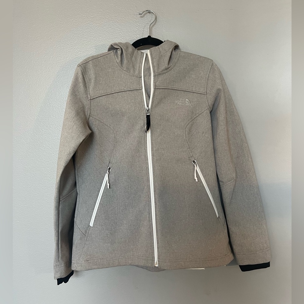 Waterproof Northface like-new Medium Grey Jacket